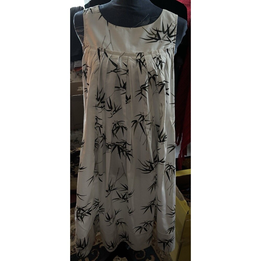 Women's Talbots Lined Floral Dress Size 4P  Cotton Summer Party GORGEOUS 34”Bust